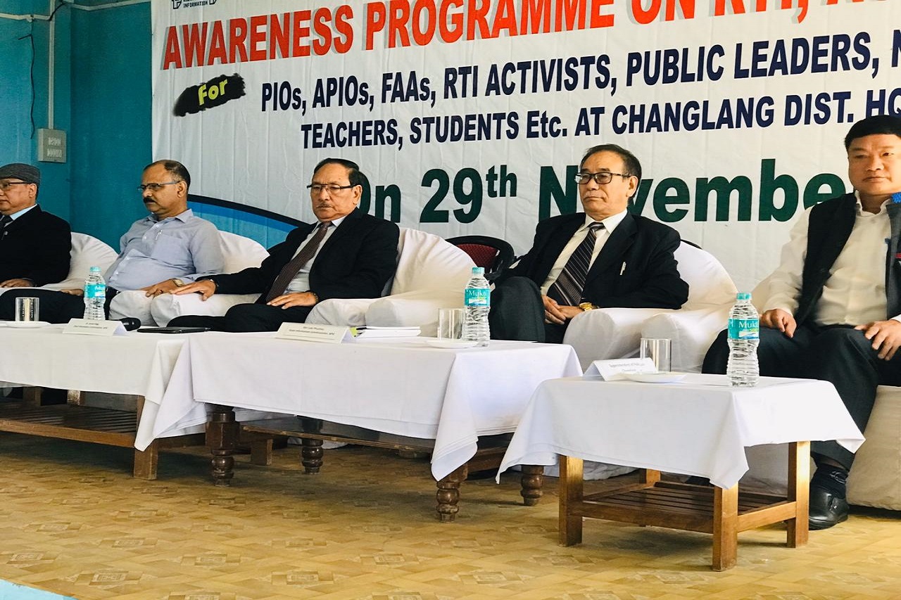 RTI Awareness Programme at changlang on 29 Nov 2019